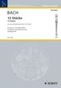 Johann Sebastian Bach (1685-1750): 12 Stücke (1725), Noten