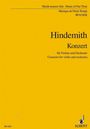 Paul Hindemith: Konzert, Noten