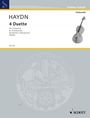 Joseph Haydn (1732-1809): 4 Duette Hob. X + XII, Noten