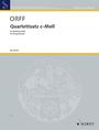 Carl Orff: Quartettsatz für Streichquartett c-Moll (1921), Noten