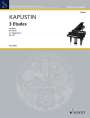 Nikolai Kapustin: 3 Etudes op. 67 (1992), Noten
