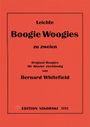 Bernhard Whitefield: Leichte Boogie-Woogies zu zweien, Noten