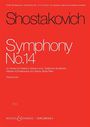 Shostakovich Symphony No. 14, für Sopran, Bass und Kammerorchester. Vertonungen von Lorca, Apollinaire, Küchelbecker, Rilke.