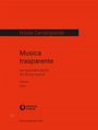 Nicola Campogrande: Musica trasparente (2024), Noten