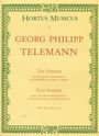 Georg Philipp Telemann: Vier Sonaten für Altblockflöte und Basso continuo TWV 41:F2, B3, f1, C2, Noten