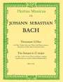 Johann Sebastian Bach: Bach,J.S.           :Trioson... /SP/SS /Fl/V/V /GH, Noten