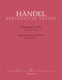 Georg Friedrich Händel: Elf Sonaten für Flöte und Basso continuo, Noten