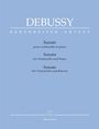 Claude Debussy: Sonate für Violoncello und Klavier. Sonate pour violoncello et piano, Noten