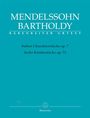 Felix Mendelssohn Bartholdy: 7 Charakterstücke op.7 und Kinderstücke op.72, für Klavier, Noten
