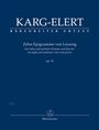 Sigfrid Karg-Elert: Zehn Epigramme von Lessing für hohe und mittlere Stimme und Klavier op. 56, Noten