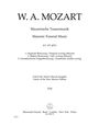Wolfgang Amadeus Mozart: Maurerische Trauermusik KV 477 (479a), Noten
