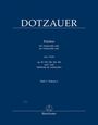 Justus Johann Friedrich Dotzauer: Etüden für Violoncello solo, Noten
