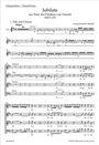 "Jubilate zur Feier des Friedens von Utrecht HWV 279, Georg Friedrich Händel. Chornoten für Solo und Chorus in Allegro."
