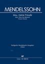 Felix Mendelssohn Bartholdy (1809-1847): Jesu, meine Freude (1828), Noten