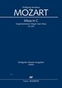 : Missa C-Dur KV 259 (Orgelsolomesse), Klavierauszug, Noten