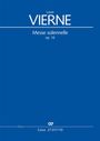 Louis Vierne: Messe solennelle en ut dièse mineur cis-Moll op. 16, Noten