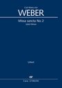 Carl Maria von Weber: Missa sancta No. 2 (Klavierauszug), Noten