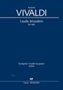 Antonio Vivaldi: Lauda Jerusalem (Klavierauszug), Noten