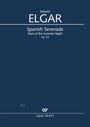 Edward Elgar, Spanish Serenade, Stars of the Summer Night, op. 23. Carus 10.411. Dunkler Hintergrund.