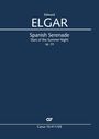 Titel: "Edward Elgar, Spanish Serenade, Stars of the Summer Night, op. 23." Dunkelblauer Hintergrund.