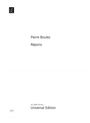Pierre Boulez, Répons, UE 33 569 Partition, Universal Edition. Kleines "UE"-Logo oben links.