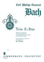 Carl Philipp Emanuel Bach (1714-1788): Trio E-Dur WV 162 (1749), Noten