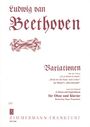 Ludwig van Beethoven (1770-1827): Variationen über das Thema Là ci darem la manoä (Reich mir die Hand, mein Leben), Noten