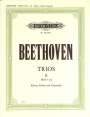 Ludwig van Beethoven: Trios für Klavier, Violine und, Noten