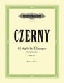 Carl Czerny: 40 tägliche Übungen op. 337, Buch