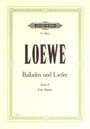 Carl Loewe: Balladen und Lieder, Band 2, Noten