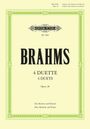 Johannes Brahms: Brahms, J: 4 Duets for Alto, Baritone and Piano Op. 28, Noten