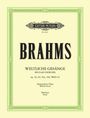 Johannes Brahms: Weltliche a-cappella Gesänge, Buch