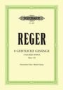 Max Reger: 8 Geistliche Gesänge for Mixed Choir (4-8 Voices) Op. 138, Noten