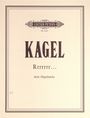 Mauricio Kagel: Rrrrrrr...: 8 Stücke für Orgel (1980-81), Noten