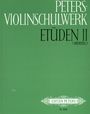 : Peters-Violinschulwerk: Etüden, Band 2, Buch