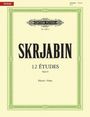 Alexander Skrjabin: Skrjabin,A.         :12 Études op.8 /SB /KLAV, Noten