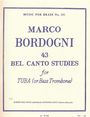 Bordogni: 43 Bel Canto Studies, Noten