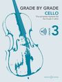 : Grade by Grade - Cello Grade 3. Violoncello und Klavier., Noten