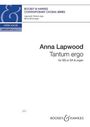 Anna Lapwood: Tantum ergo, Noten