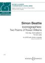 Simon Beattie (geb. 1975): Iconographies: Two Poems of Rowan Williams, Noten