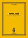 Paul Hindemith (1895-1963): Konzert für Orchester op. 38 (1925), Noten