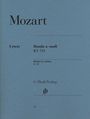 Wolfgang Amadeus Mozart: Mozart, Wolfgang Amadeus - Rondo a-moll KV 511, Noten