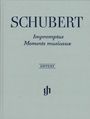 Franz Schubert: Impromptus und Moments musicaux, Noten
