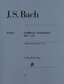 : Bach, J: J S Bach Goldberg Variationen Bwv 988, Noten