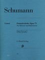 Robert Schumann: Fantasiestücke für Klavier und Klarinette op.73, Klavierpartitur u. Einzelstimme, Noten