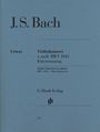 : Konzert für Violine und Orchester a-moll BWV 1041, Noten