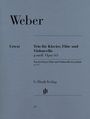 : Weber, Carl Maria von - Trio g-moll op. 63 für Klavier, Flöte und Violoncello, Noten