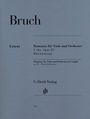 Max Bruch (1838-1920): Romanze für Viola und Orchester F-dur op. 85, Noten
