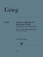 Edvard Grieg (1843-1907): Sonate a-moll op. 36 und andere Werke, Noten