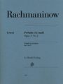 Sergej Rachmaninoff (1873-1943): Prélude cis-moll op. 3 Nr. 2, Noten